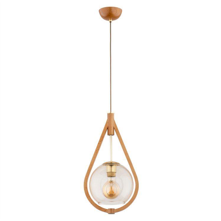 GOTA BIG DREWNIANA 1xE27 Alfa Lampa Wisząca