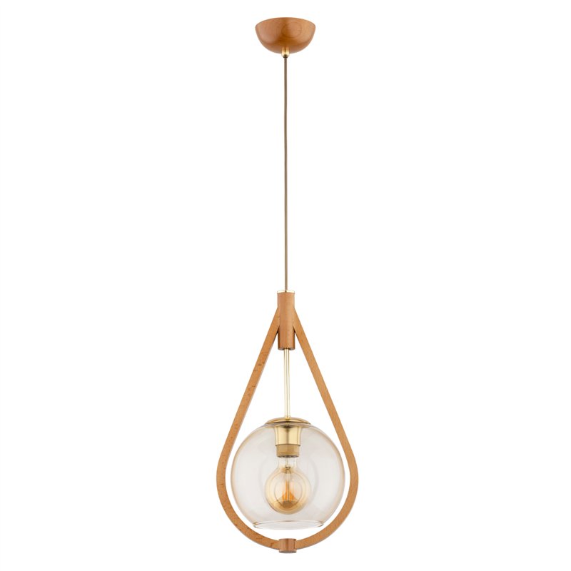 GOTA BIG DREWNIANA 1xE27 Alfa Lampa Wisząca GOTA BIG DREWNIANA 1xE27 Alfa Lampa Wisząca
