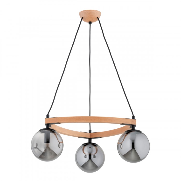 ADINA PRO DREWNIANA 3xE14 Alfa Lampa Wisząca 62463