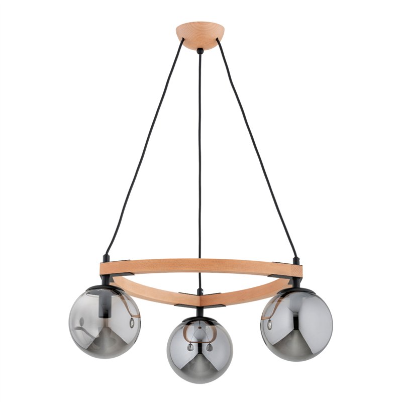 ADINA PRO DREWNIANA 3xE14 Alfa Lampa Wisząca ADINA PRO DREWNIANA 3xE14 Alfa Lampa Wisząca