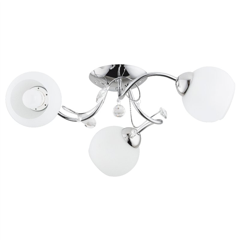 LIVIA PRO CHROM 3xE27 Alfa Lampa Sufitowa LIVIA PRO CHROM 3xE27 Alfa Lampa Sufitowa