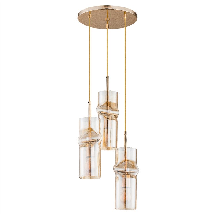 KAPRIS ZŁOTA 3xE27 Alfa Lampa Wisząca