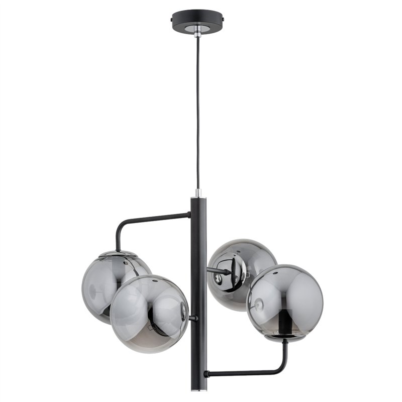 LAMUR CZARNA 4xE14 Alfa Lampa Wisząca LAMUR CZARNA 4xE14 Alfa Lampa Wisząca