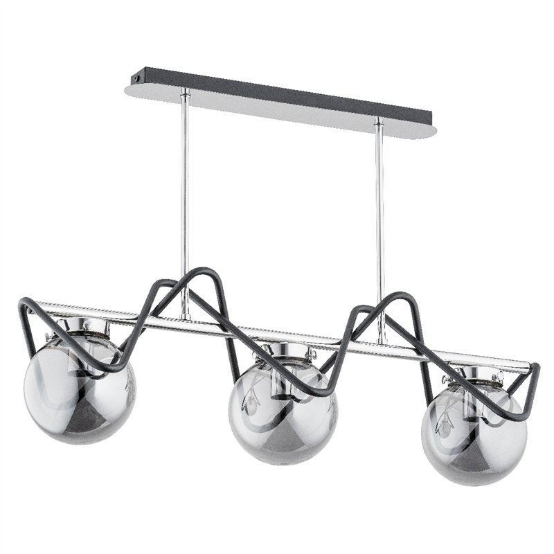 SAGITO PONTE CHROM 3xE14 Alfa Lampa Wisząca SAGITO PONTE CHROM 3xE14 Alfa Lampa Wisząca