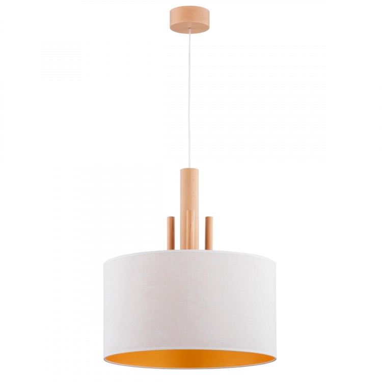 FORELLA DREWNIANA 1xE27 Alfa Lampa Wisząca 61205
