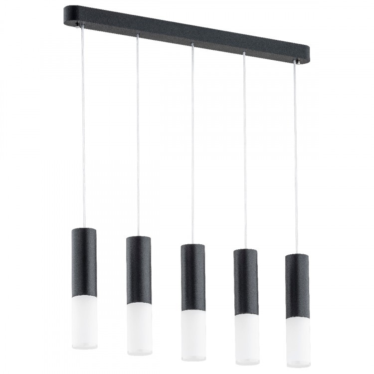 ELIOT CZARNO-BIAŁA 5xE14 Alfa Lampa Wisząca 63046