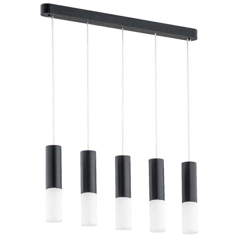 ELIOT CZARNO-BIAŁA 5xE14 Alfa Lampa Wisząca ELIOT CZARNO-BIAŁA 5xE14 Alfa Lampa Wisząca