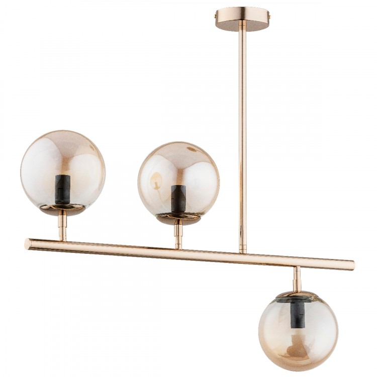 FACTUS ZŁOTA 3xE14 Alfa Lampa Sufitowa 63029