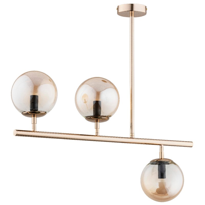 FACTUS ZŁOTA 3xE14 Alfa Lampa Sufitowa FACTUS ZŁOTA 3xE14 Alfa Lampa Sufitowa
