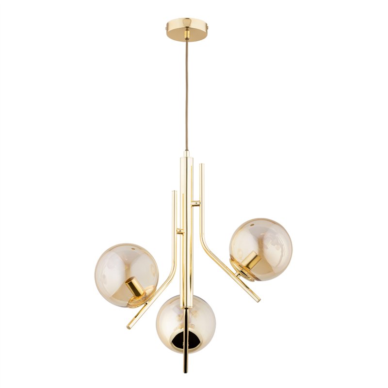 ESTEL ZŁOTA 3xE14 Alfa Lampa Wisząca ESTEL ZŁOTA 3xE14 Alfa Lampa Wisząca