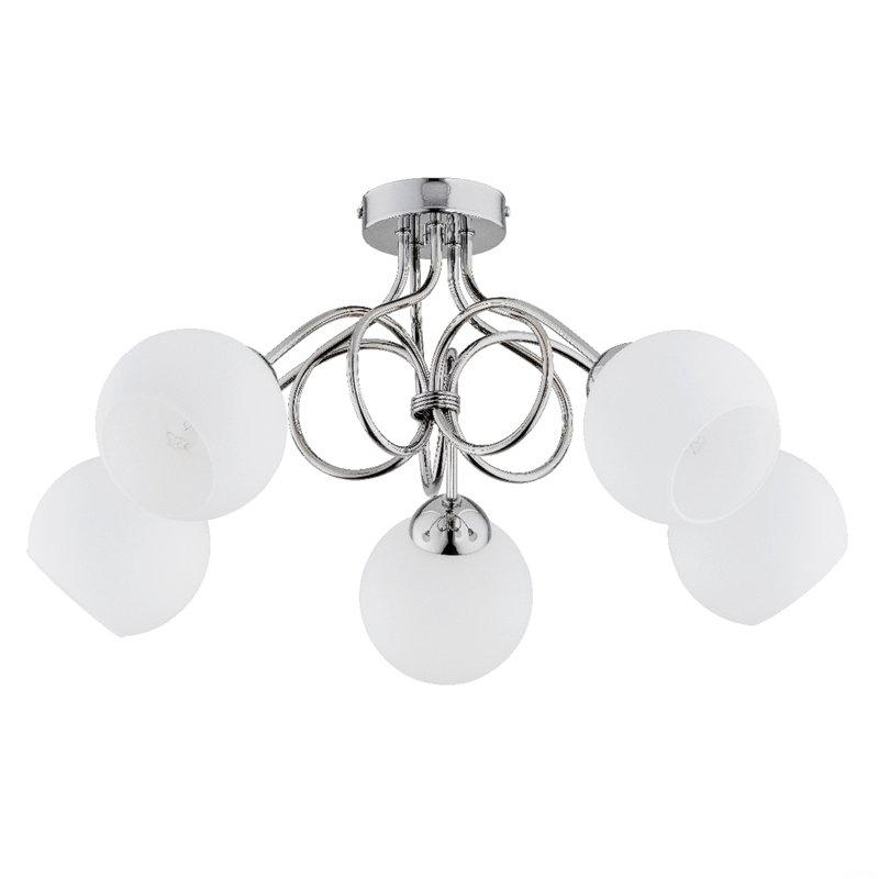 MILA CHROM 5xE27 Alfa Lampa Sufitowa MILA CHROM 5xE27 Alfa Lampa Sufitowa