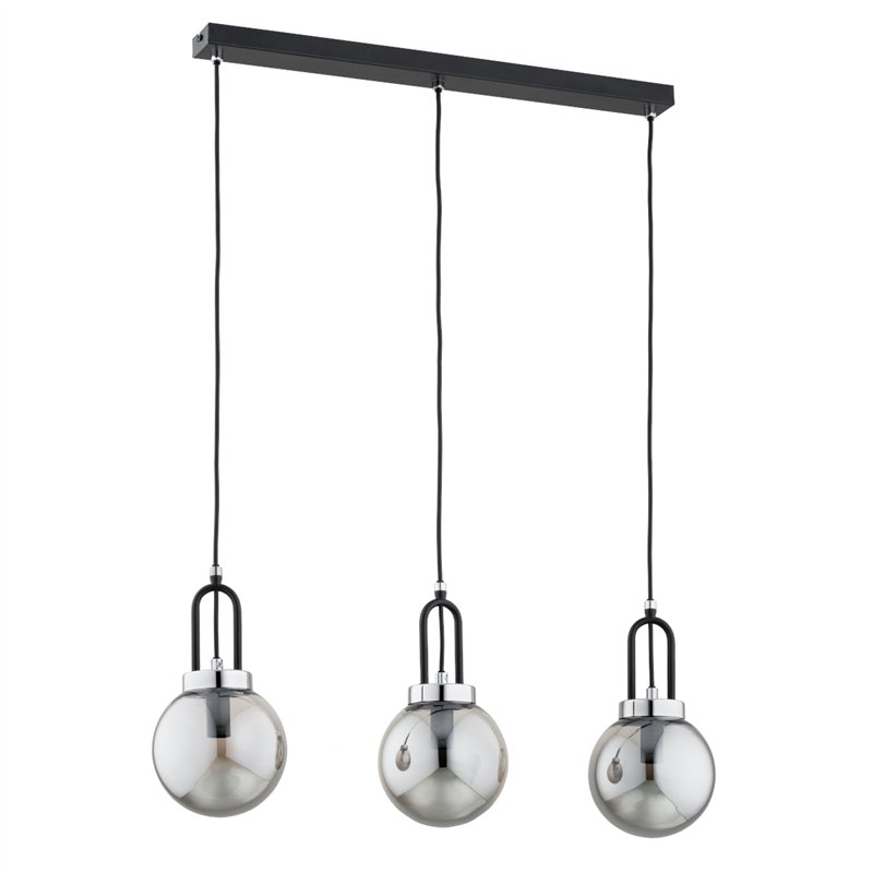 ATORI CZARNA & CHROM 3xE14 Alfa Lampa Wisząca ATORI CZARNA & CHROM 3xE14 Alfa Lampa Wisząca