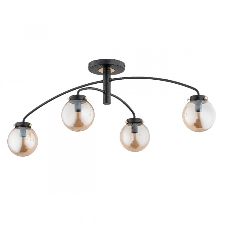 WIRAL ZŁOTA 4xE14 Alfa Lampa Sufitowa 62187