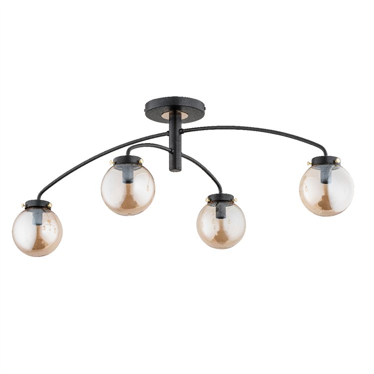 WIRAL ZŁOTA 4xE14 Alfa Lampa Sufitowa