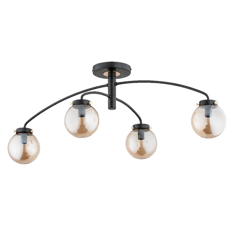 WIRAL ZŁOTA 4xE14 Alfa Lampa Sufitowa WIRAL ZŁOTA 4xE14 Alfa Lampa Sufitowa