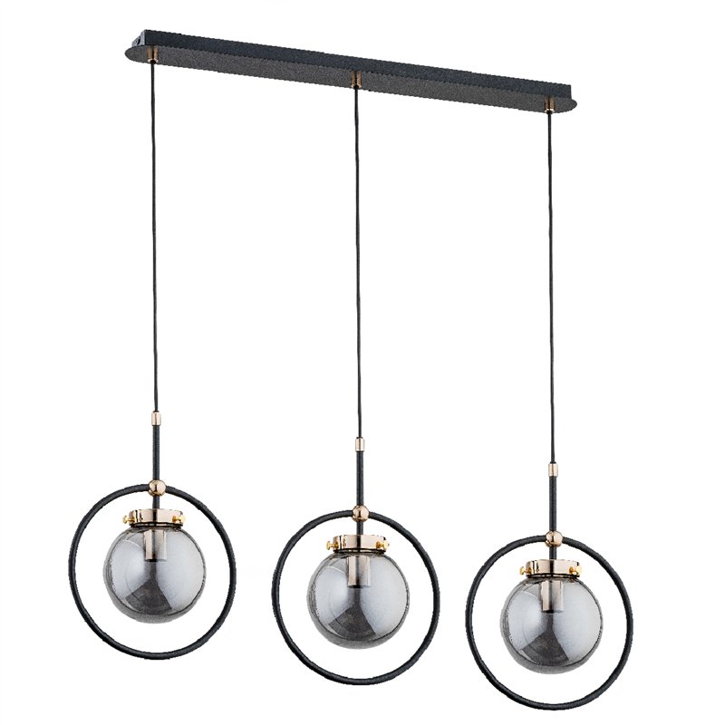 AKIRA CZARNA 3xE14 Alfa Lampa Wisząca AKIRA CZARNA 3xE14 Alfa Lampa Wisząca