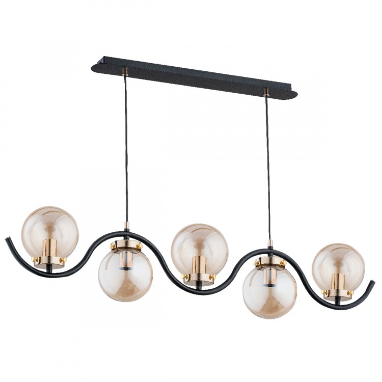 KORDA ZŁOTA 5xE14 Alfa Lampa Wisząca 62155