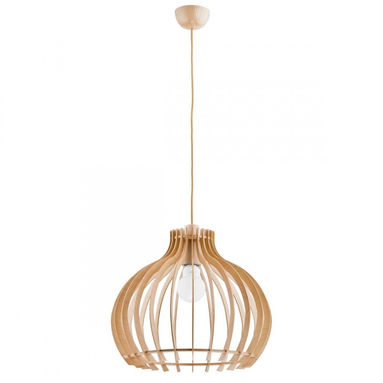 LAVAYA DREWNIANA 1xE27 Alfa Lampa Wisząca 60023