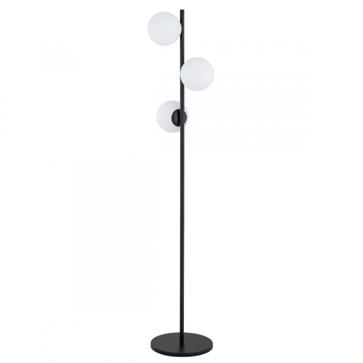 MALAGA CZARNA & BIAŁA 3xE14 Alfa Lampa Stojąca 9288