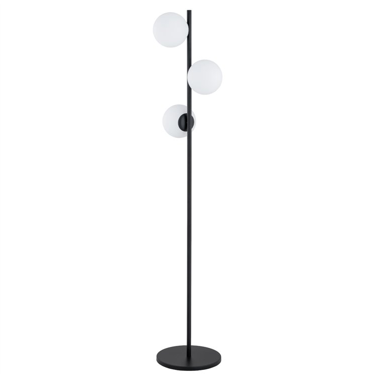MALAGA CZARNA & BIAŁA 3xE14 Alfa Lampa Stojąca