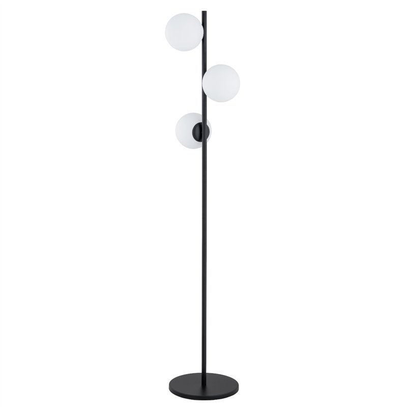 MALAGA CZARNA & BIAŁA 3xE14 Alfa Lampa Stojąca MALAGA CZARNA & BIAŁA 3xE14 Alfa Lampa Stojąca