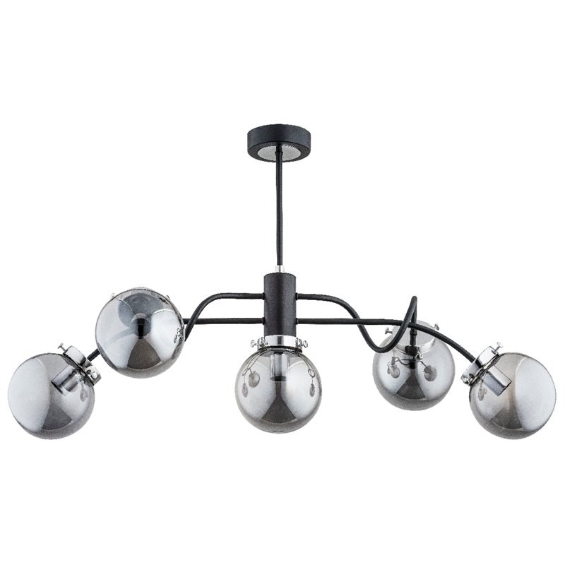 GILDA CZARNA 5xE14 Alfa Lampa Sufitowa GILDA CZARNA 5xE14 Alfa Lampa Sufitowa