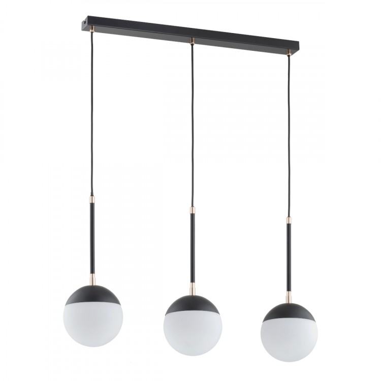 VOLDA REX CZARNO-BIAŁA 3xE14 Alfa Lampa Wisząca 62333