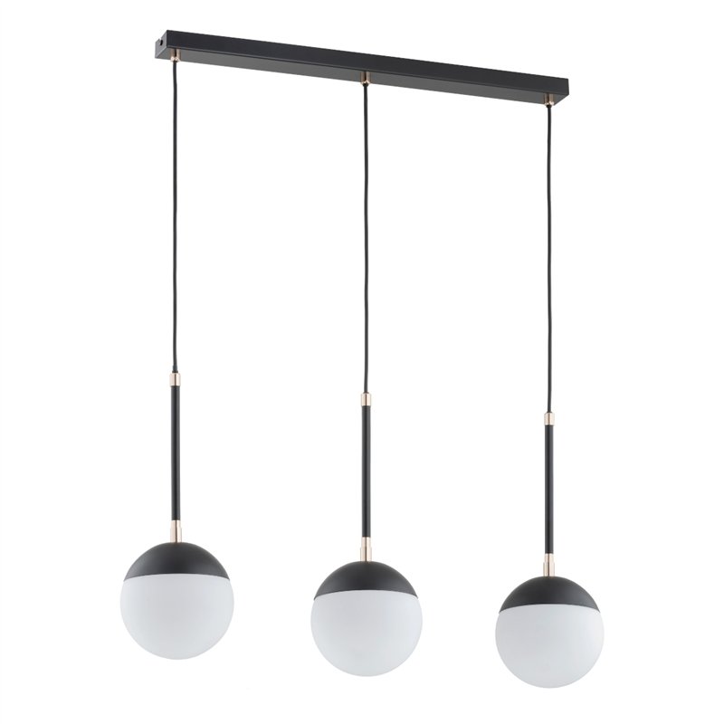VOLDA REX CZARNO-BIAŁA 3xE14 Alfa Lampa Wisząca VOLDA REX CZARNO-BIAŁA 3xE14 Alfa Lampa Wisząca