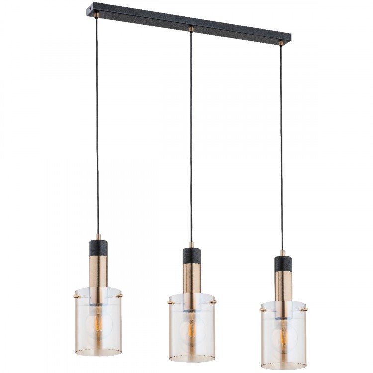 BELLA ZŁOTA 3xE27 Alfa Lampa Wisząca 62168