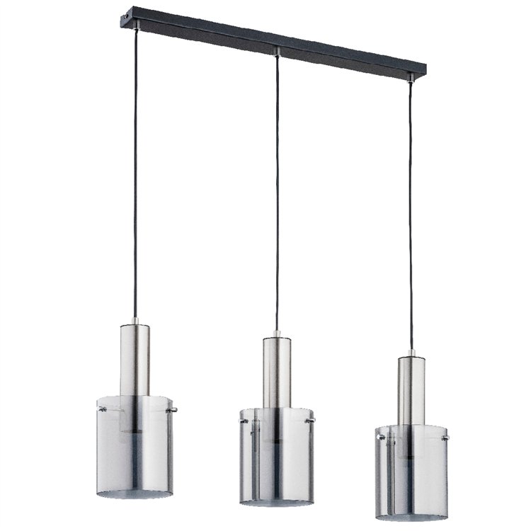 CELIA CHROM 3xE27 Alfa Lampa Wisząca