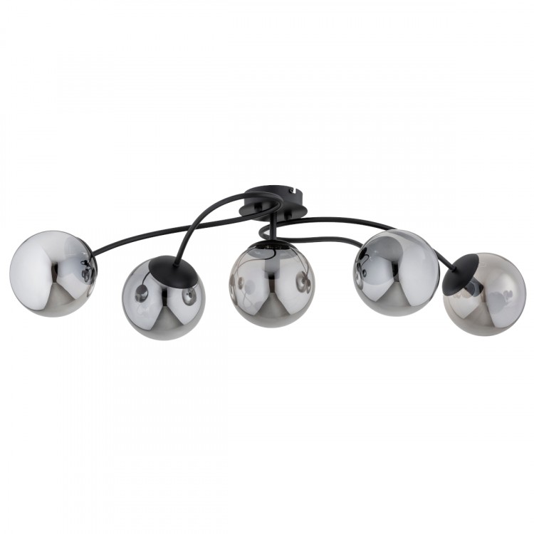 GILIAN CZARNA 5xE14 Alfa Lampa Sufitowa 63241
