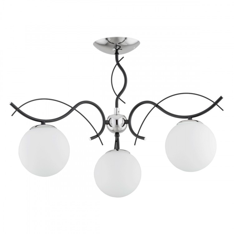 YUTA CZARNA 3xE14 Alfa Lampa Sufitowa 62383