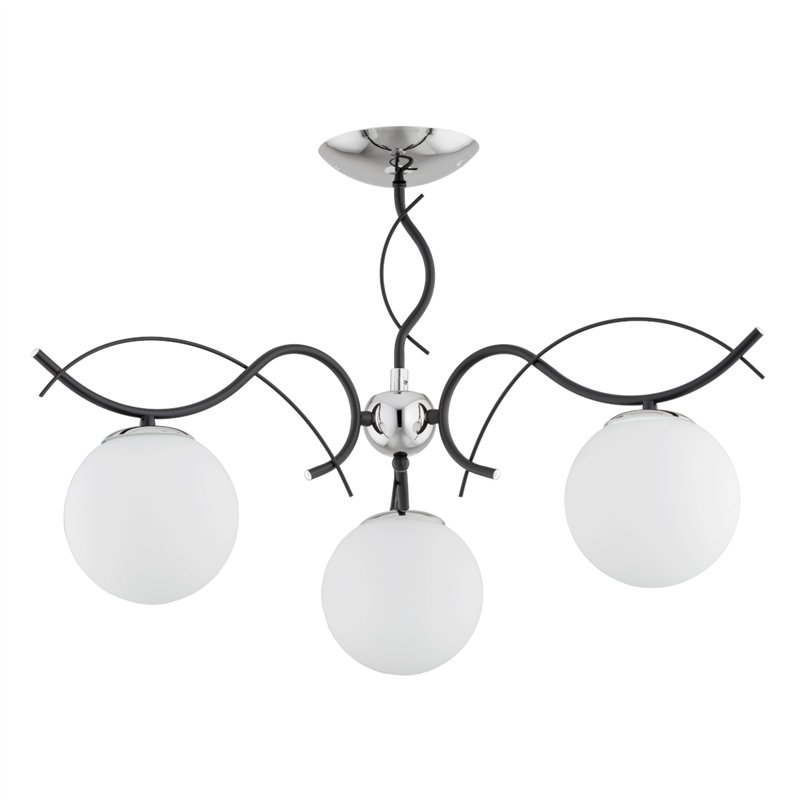 YUTA CZARNA 3xE14 Alfa Lampa Sufitowa YUTA CZARNA 3xE14 Alfa Lampa Sufitowa