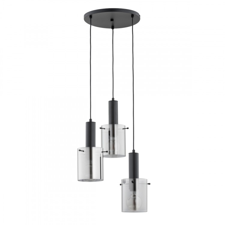 CELIA CZARNA 3xE27 Alfa Lampa Wisząca 62414