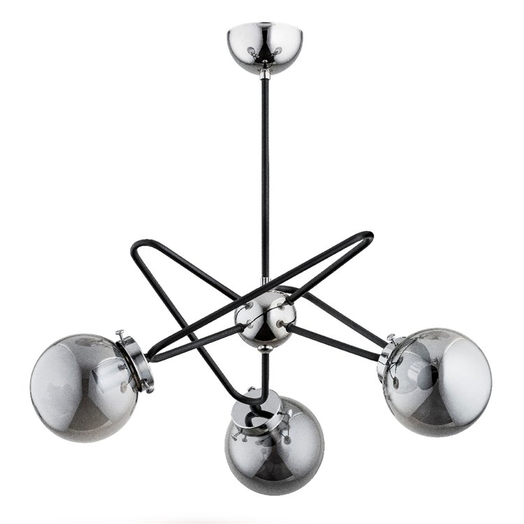 GALAXY CHROM 3xE14 Alfa Lampa Sufitowa