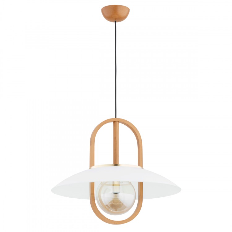 MARGO BIG DREWNIANA 1xE27 Alfa Lampa Wisząca 61183