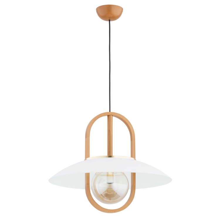 MARGO BIG DREWNIANA 1xE27 Alfa Lampa Wisząca