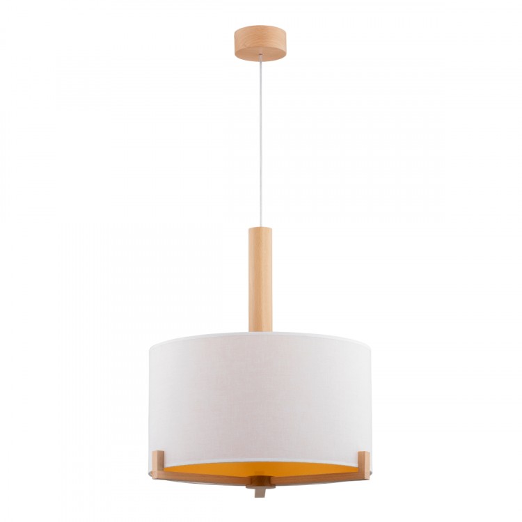 FORTA DREWNIANA 1xE27 Alfa Lampa Wisząca 61199
