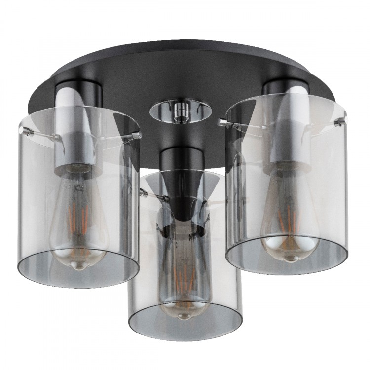 ATMAN CHROM 3xE27 Alfa Lampa Sufitowa 62195