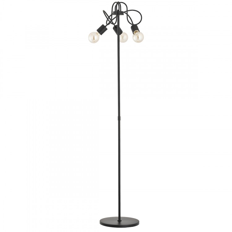 LUPO CZARNA 3xE27 Alfa Lampa Stojąca 28539