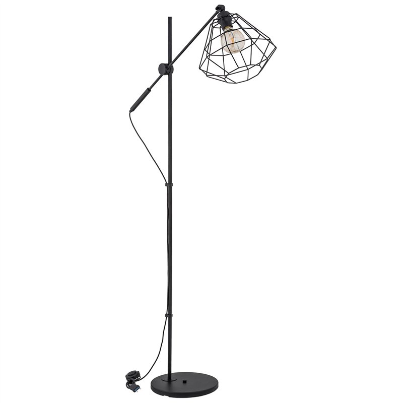 BOOGIE BIS CZARNA 1xE27 Alfa Lampa Stojąca BOOGIE BIS CZARNA 1xE27 Alfa Lampa Stojąca
