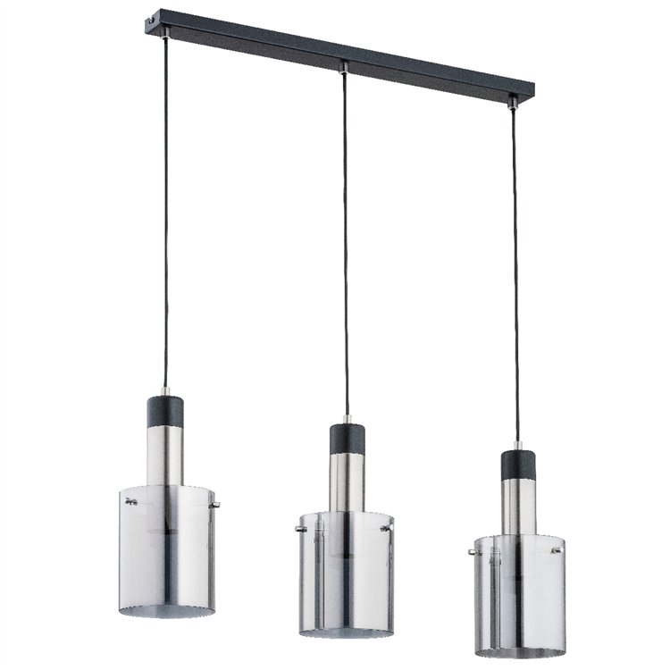 BELLA CHROM 3xE27 Alfa Lampa Wisząca