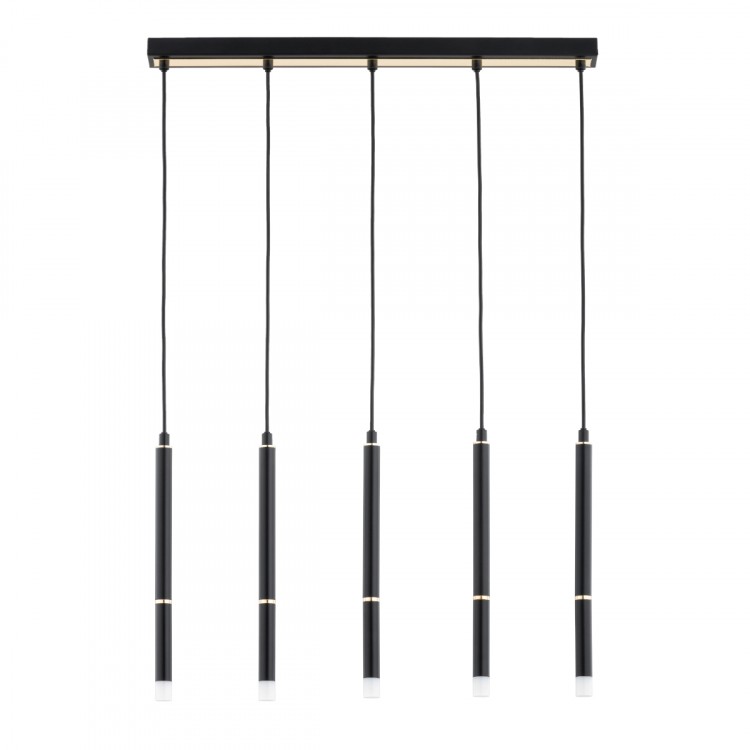 DERANY CZARNA & ZŁOTA 5xG9 Alfa Lampa Wisząca 63230
