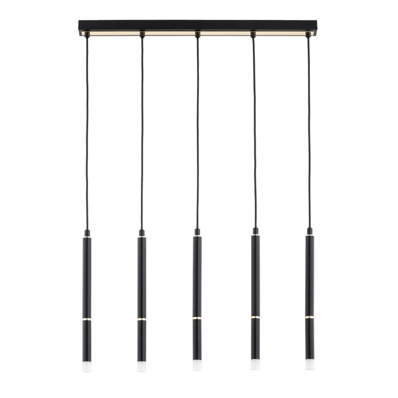 DERANY CZARNA & ZŁOTA 5xG9 Alfa Lampa Wisząca DERANY CZARNA & ZŁOTA 5xG9 Alfa Lampa Wisząca