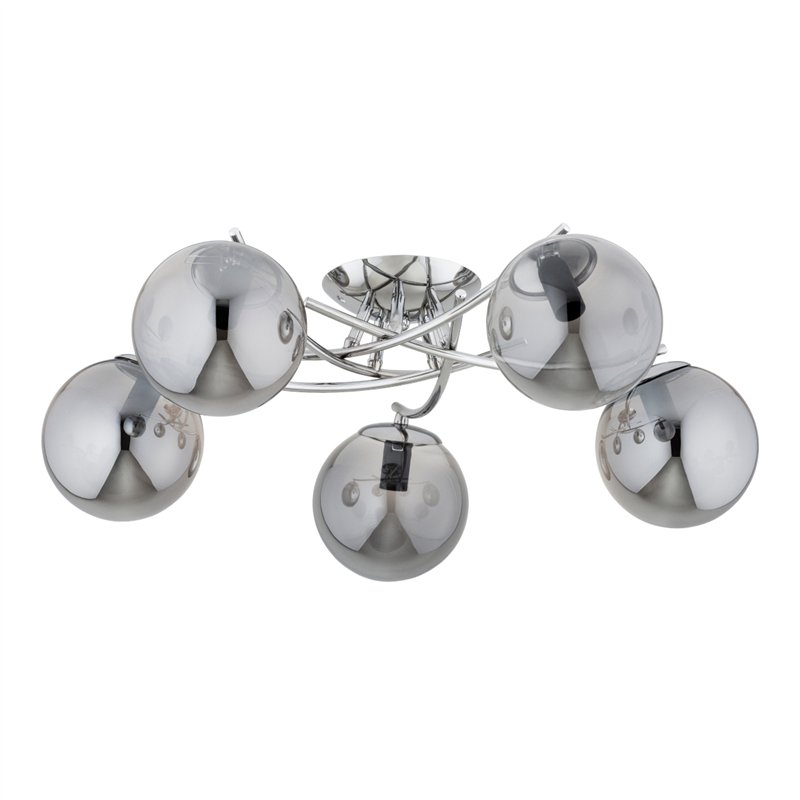 SAVI CHROM 5xE14 Alfa Lampa Sufitowa SAVI CHROM 5xE14 Alfa Lampa Sufitowa