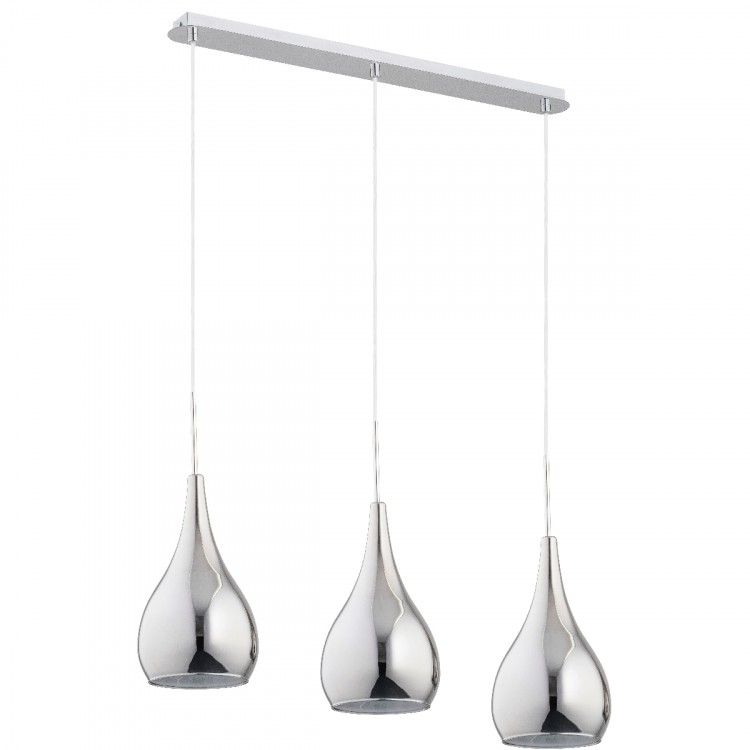 SONIA CHROM 3xE27 Alfa Lampa Wisząca 62034