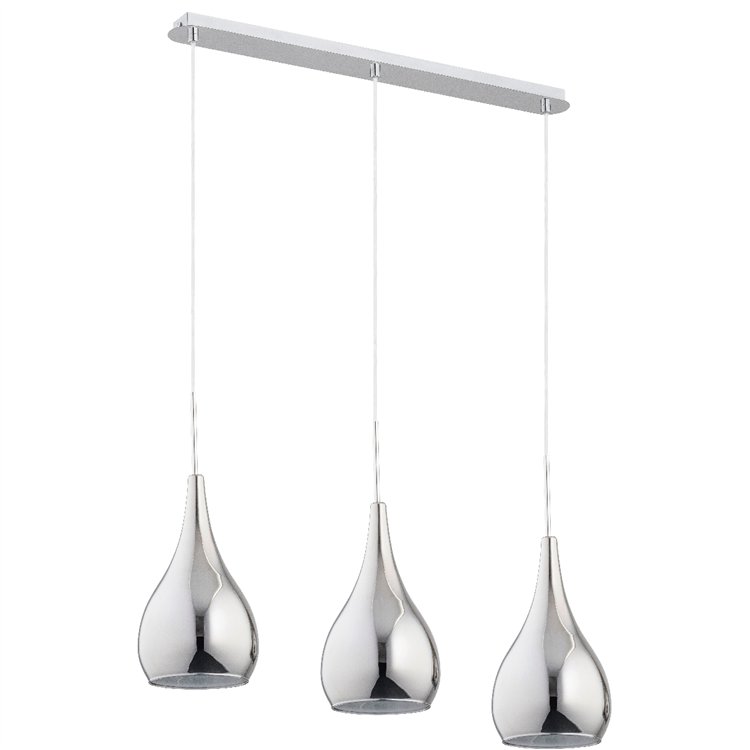 SONIA CHROM 3xE27 Alfa Lampa Wisząca