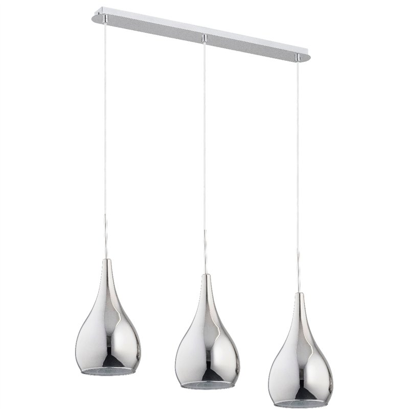 SONIA CHROM 3xE27 Alfa Lampa Wisząca SONIA CHROM 3xE27 Alfa Lampa Wisząca