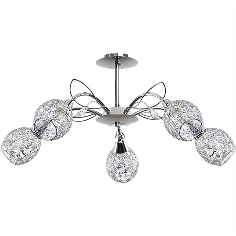 MARLENA CHROM 5xE14 Alfa Lampa Sufitowa MARLENA CHROM 5xE14 Alfa Lampa Sufitowa