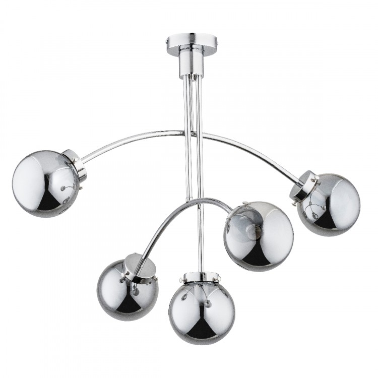 LUSCO CHROM 5xE14 Alfa Lampa Sufitowa 27125